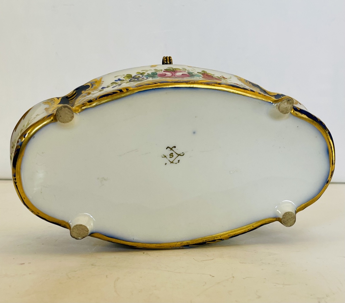 Coffret en porcelaine et bronze -photo-5